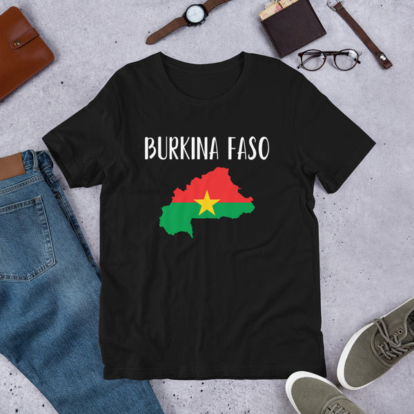 Short-Sleeve Unisex T-Shirt-BURKINA FASO