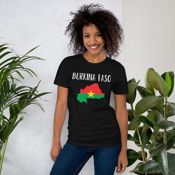 Short-Sleeve Unisex T-Shirt-BURKINA FASO