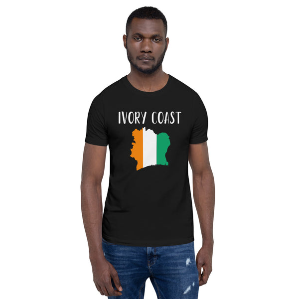 Short-Sleeve Unisex T-Shirt-IVORY COAST